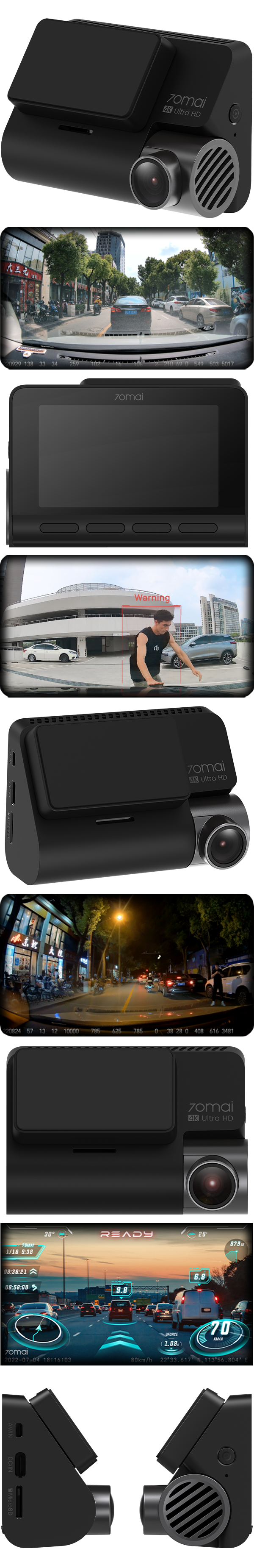 70MAI Dash Cam 4K A810