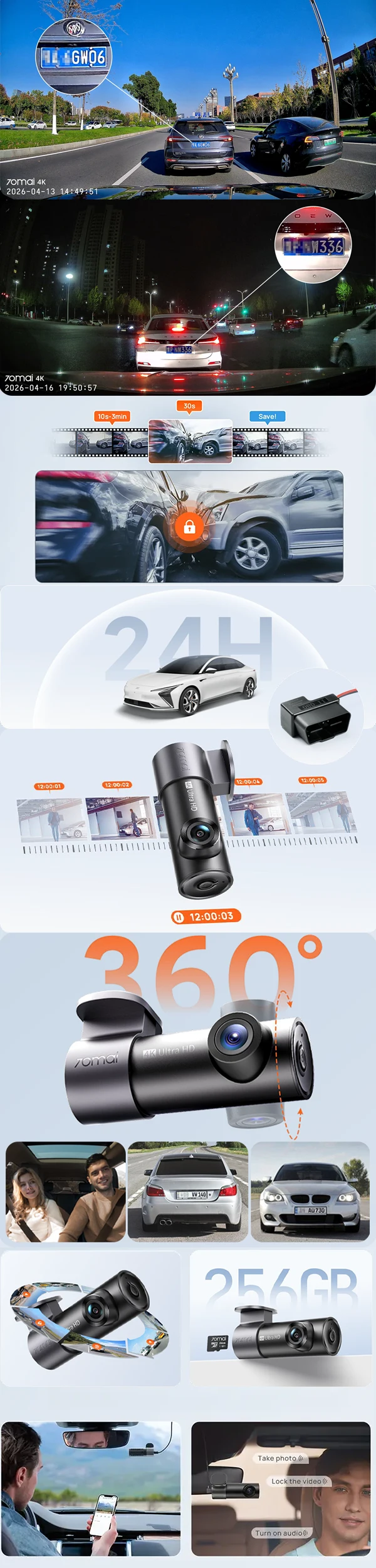 70mai M310 Plus 4K – kamera samochodowa, która rejestruje każdy detal w krystalicznej jakości 4K