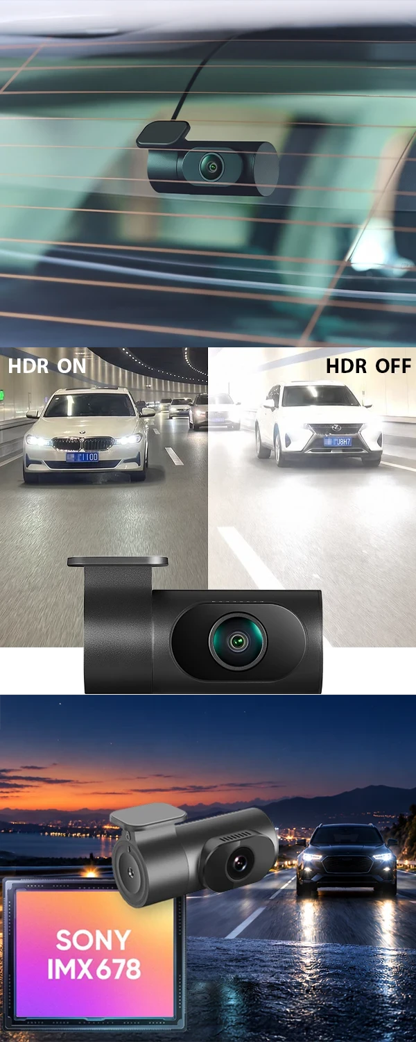 Tylna kamera 4K HDR – szczegółowy obraz za samochodem